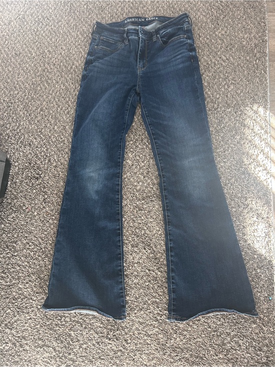 American Eagle Outfitters Denim - American Eagle Outfitters Dark Blue Flare Jeans
